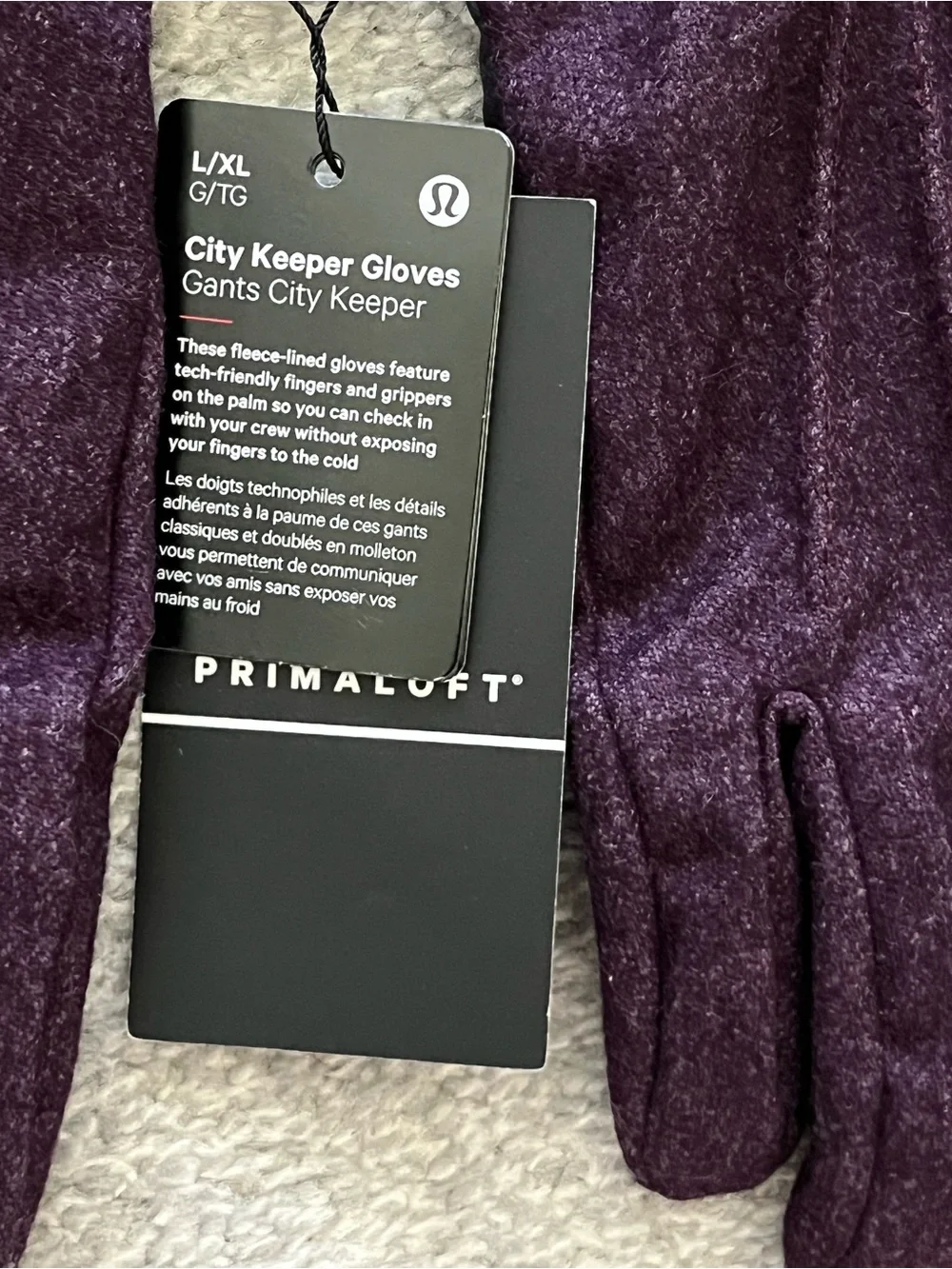 NWT lululemon athletica City Keeper Gloves in Deep Plum